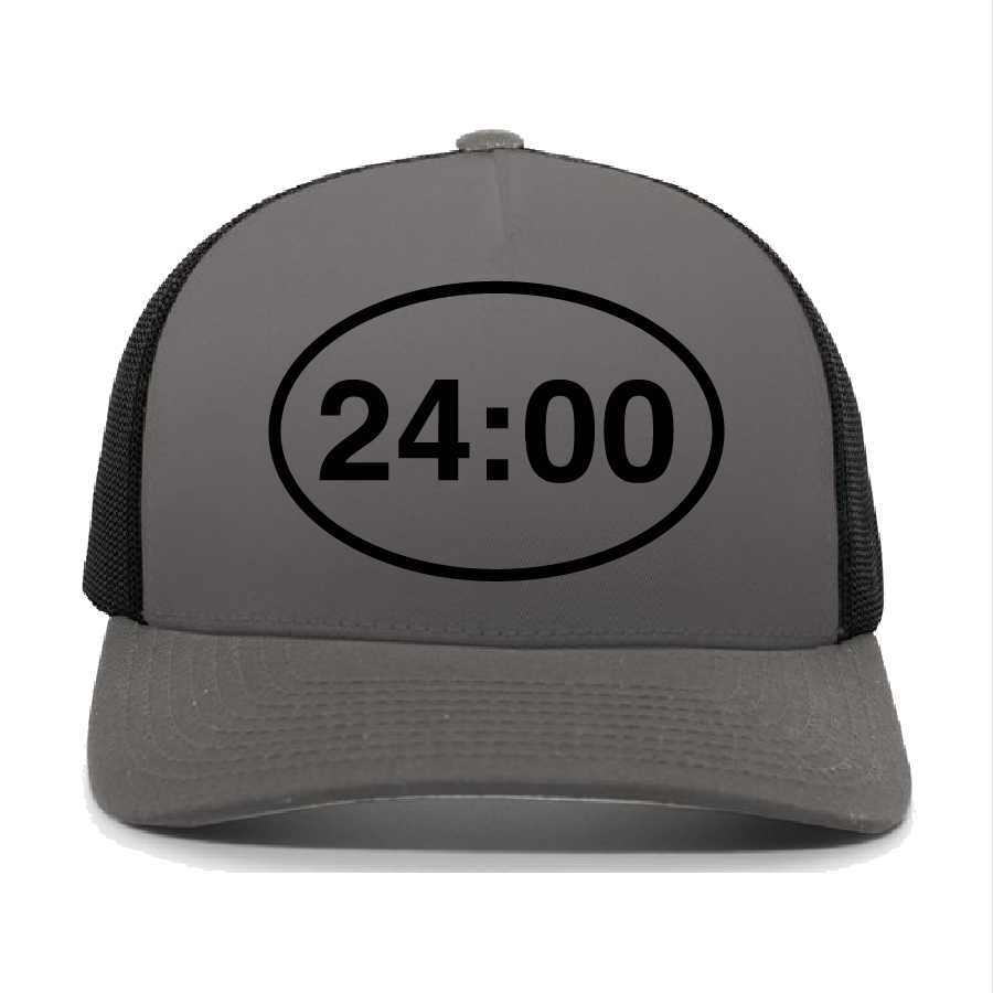 24 Hours Gray Trucker Hat