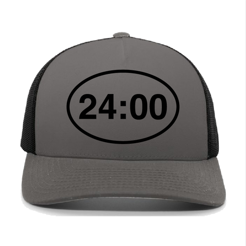 24 Hours Gray Trucker Hat